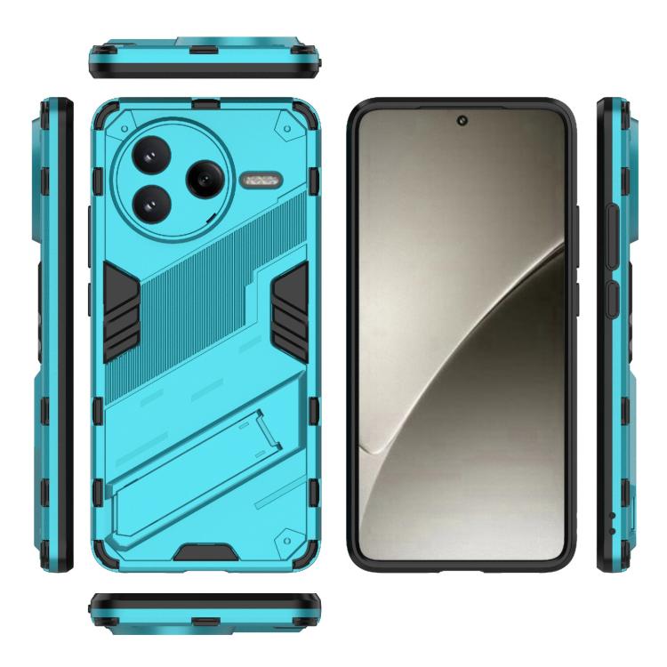 For Redmi K80 / Poco F7 Pro Punk Armor 2 in 1 PC + TPU Phone Case with Holder