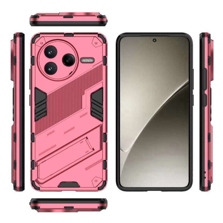 For Redmi K80 / Poco F7 Pro Punk Armor 2 in 1 PC + TPU Phone Case with Holder