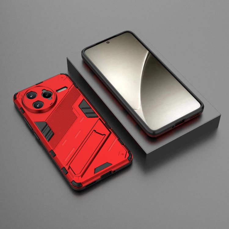 For Redmi K80 Pro / Poco F7 Ultra Punk Armor 2 in 1 PC + TPU Phone Case with Holder