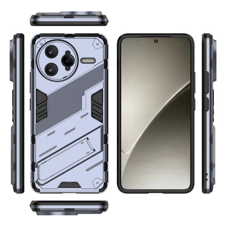 For Redmi K80 Pro / Poco F7 Ultra Punk Armor 2 in 1 PC + TPU Phone Case with Holder
