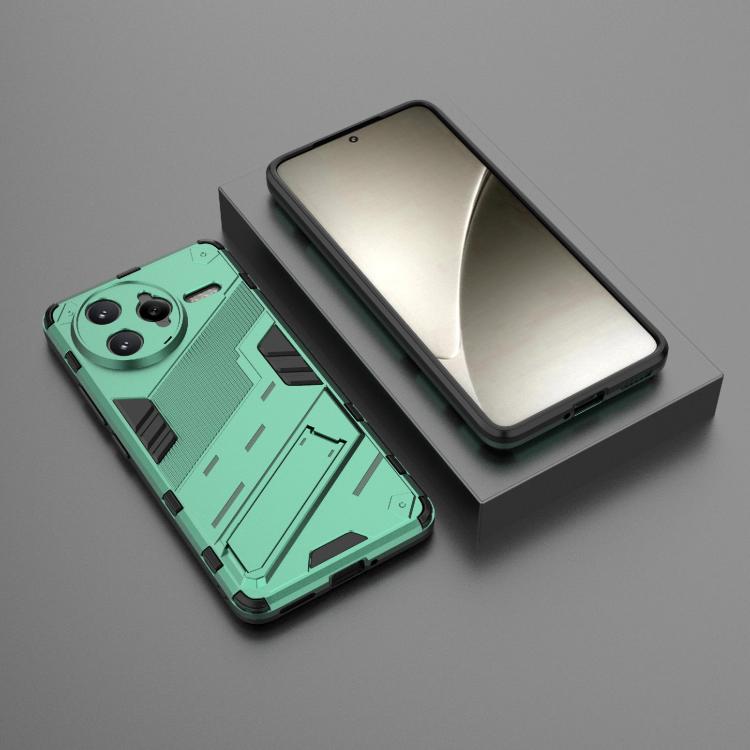 For Redmi K80 Pro / Poco F7 Ultra Punk Armor 2 in 1 PC + TPU Phone Case with Holder