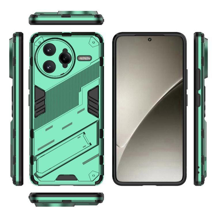 For Redmi K80 Pro / Poco F7 Ultra Punk Armor 2 in 1 PC + TPU Phone Case with Holder