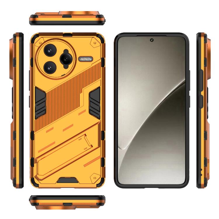 For Redmi K80 Pro / Poco F7 Ultra Punk Armor 2 in 1 PC + TPU Phone Case with Holder