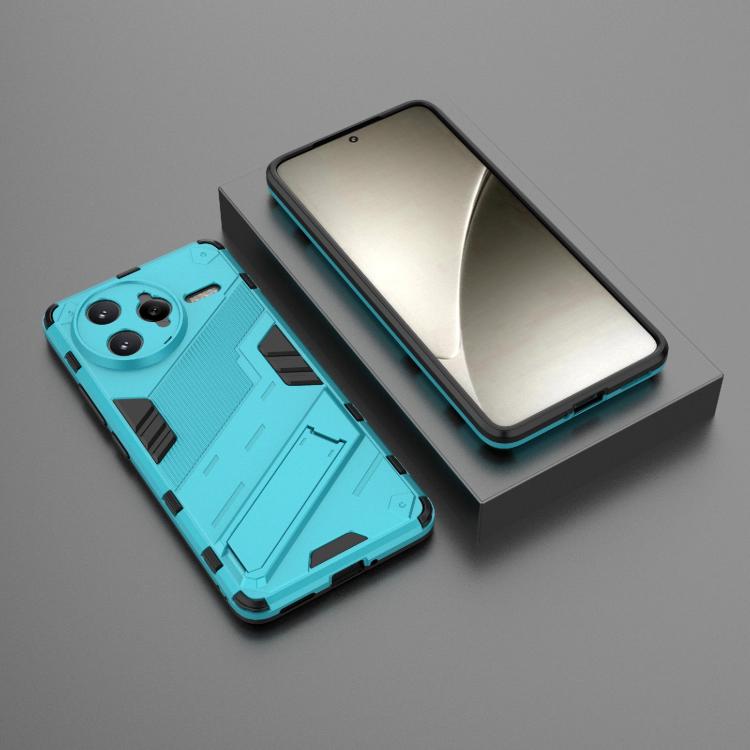 For Redmi K80 Pro / Poco F7 Ultra Punk Armor 2 in 1 PC + TPU Phone Case with Holder