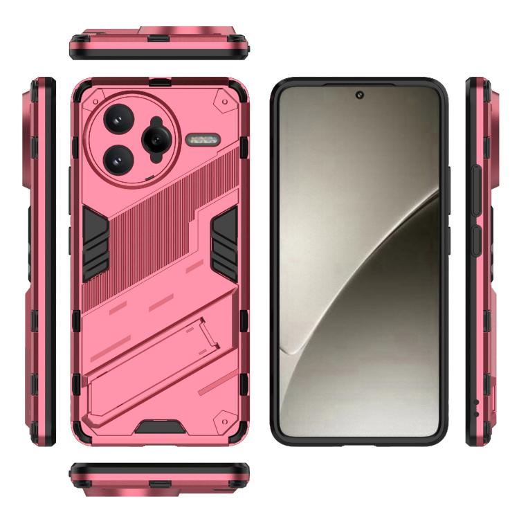 For Redmi K80 Pro / Poco F7 Ultra Punk Armor 2 in 1 PC + TPU Phone Case with Holder