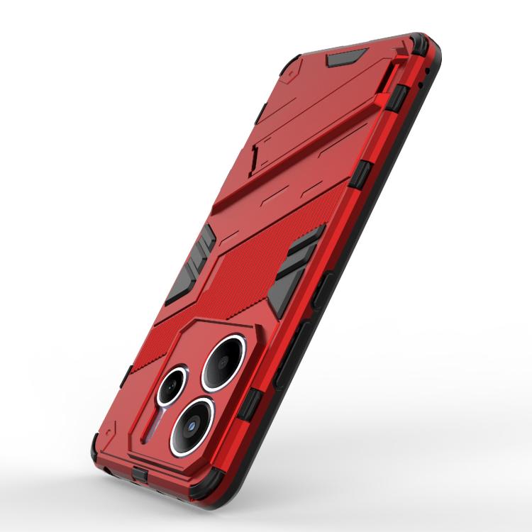 For Redmi Note 14 5G Punk Armor 2 in 1 PC + TPU Phone Case with Holder