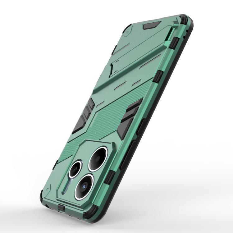 For Redmi Note 14 5G Punk Armor 2 in 1 PC + TPU Phone Case with Holder