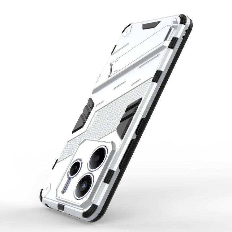 For Redmi Note 14 5G Punk Armor 2 in 1 PC + TPU Phone Case with Holder