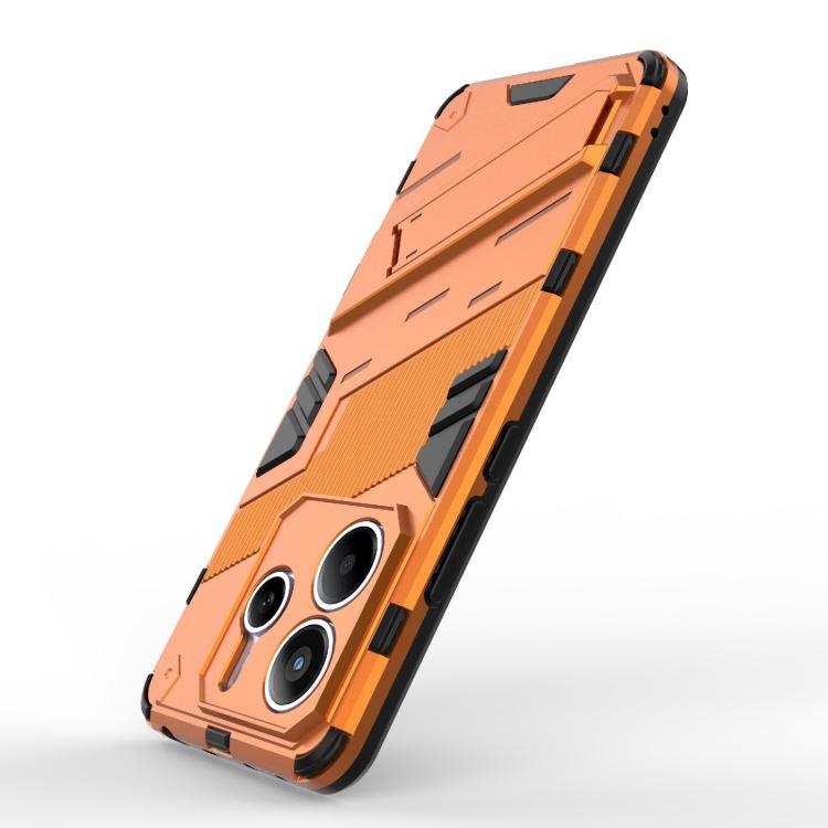 For Redmi Note 14 5G Punk Armor 2 in 1 PC + TPU Phone Case with Holder