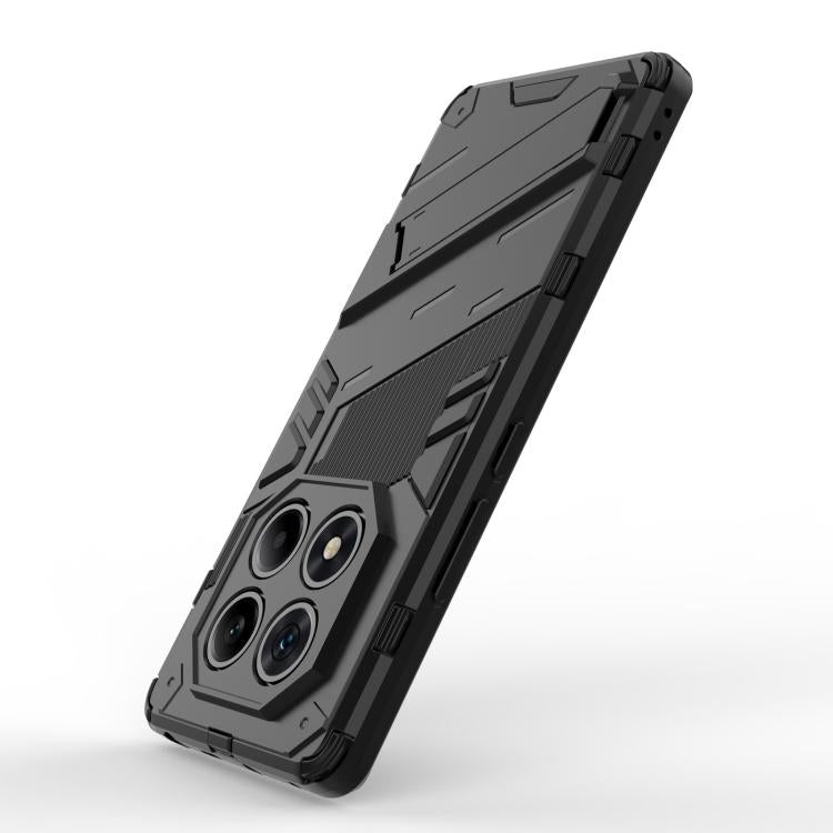 For Redmi Note 14 Pro 4G Punk Armor 2 in 1 PC + TPU Phone Case with Holder