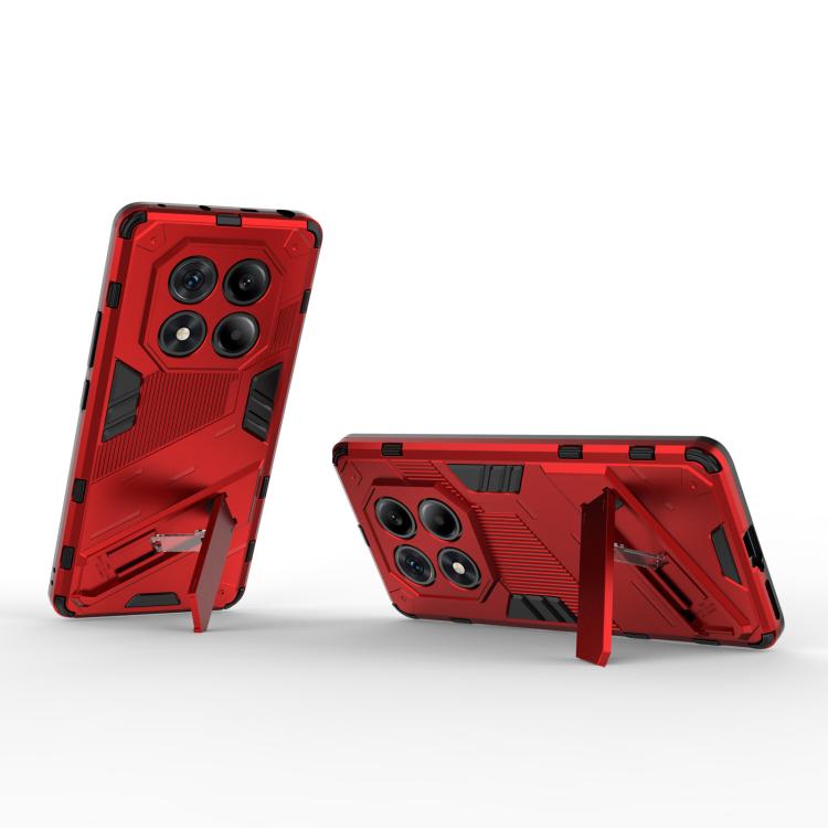 For Redmi Note 14 Pro 4G Punk Armor 2 in 1 PC + TPU Phone Case with Holder