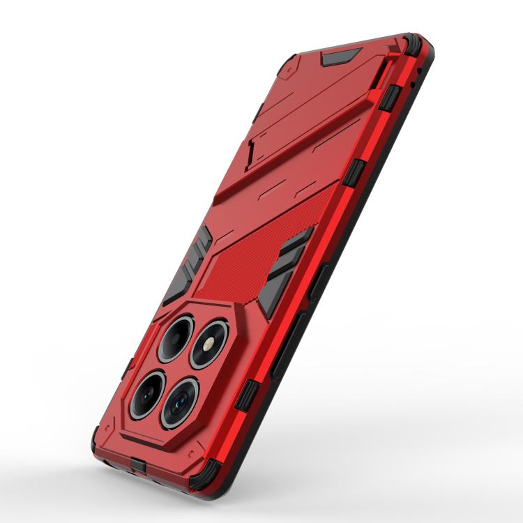 For Redmi Note 14 Pro 4G Punk Armor 2 in 1 PC + TPU Phone Case with Holder