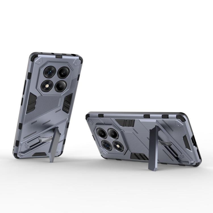 For Redmi Note 14 Pro 4G Punk Armor 2 in 1 PC + TPU Phone Case with Holder