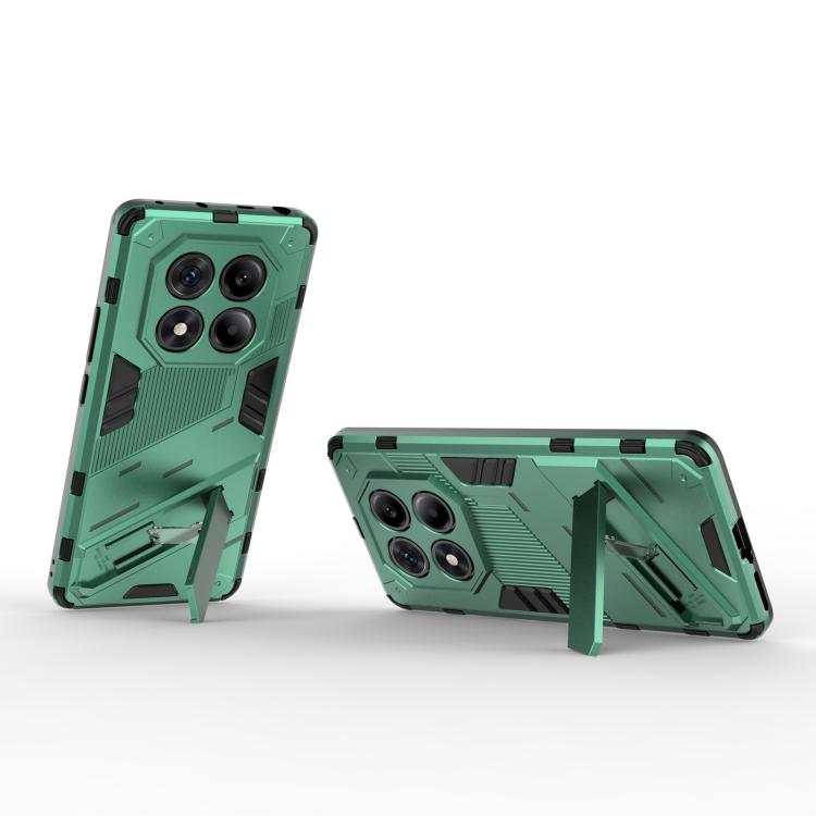 For Redmi Note 14 Pro 4G Punk Armor 2 in 1 PC + TPU Phone Case with Holder
