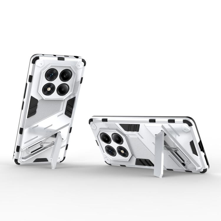 For Redmi Note 14 Pro 4G Punk Armor 2 in 1 PC + TPU Phone Case with Holder