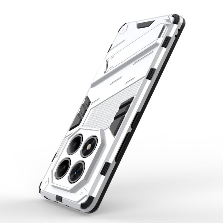 For Redmi Note 14 Pro 4G Punk Armor 2 in 1 PC + TPU Phone Case with Holder