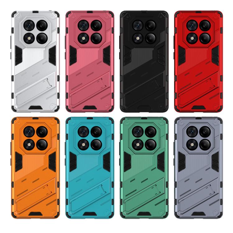 For Redmi Note 14 Pro 4G Punk Armor 2 in 1 PC + TPU Phone Case with Holder