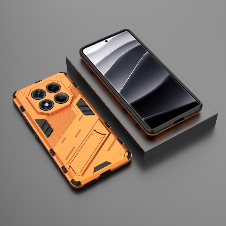 For Redmi Note 14 Pro 4G Punk Armor 2 in 1 PC + TPU Phone Case with Holder