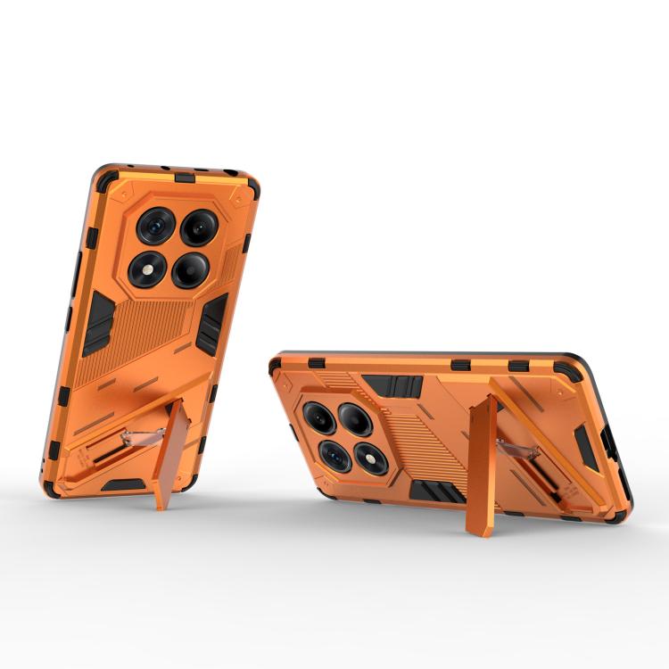 For Redmi Note 14 Pro 4G Punk Armor 2 in 1 PC + TPU Phone Case with Holder