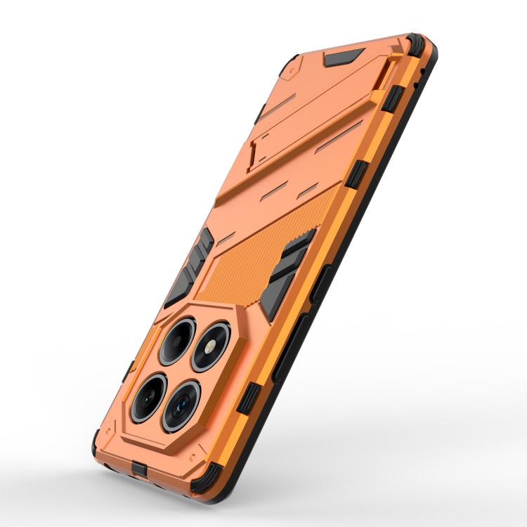 For Redmi Note 14 Pro 4G Punk Armor 2 in 1 PC + TPU Phone Case with Holder