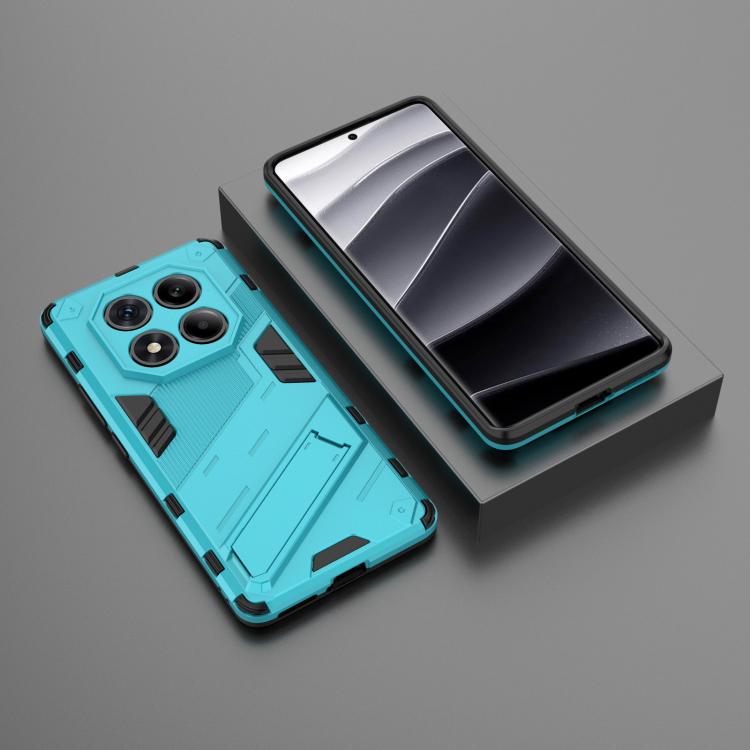 For Redmi Note 14 Pro 4G Punk Armor 2 in 1 PC + TPU Phone Case with Holder