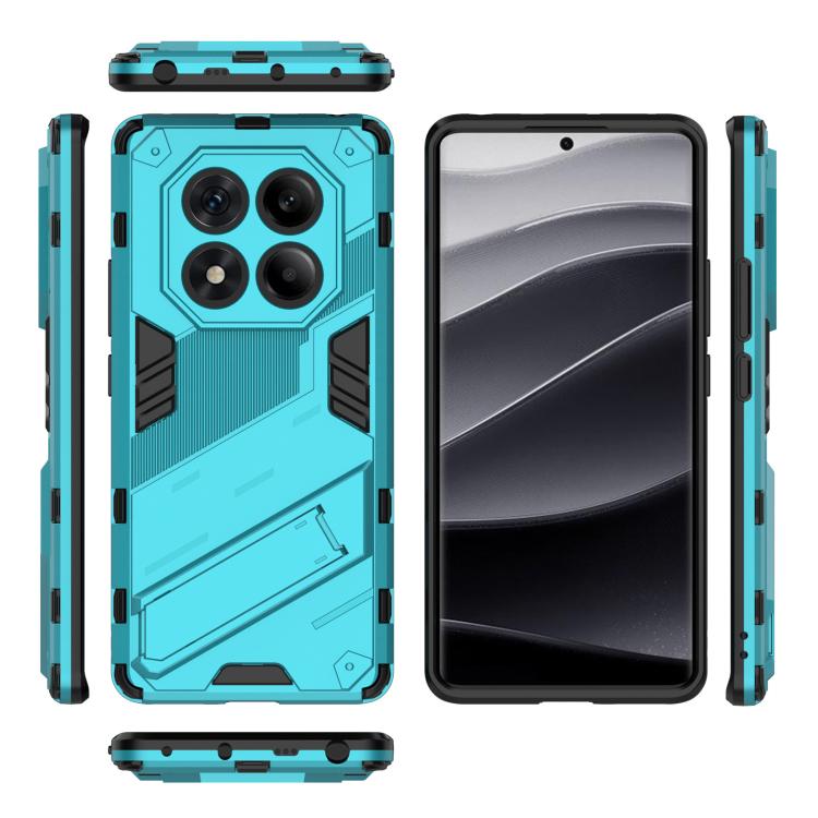 For Redmi Note 14 Pro 4G Punk Armor 2 in 1 PC + TPU Phone Case with Holder