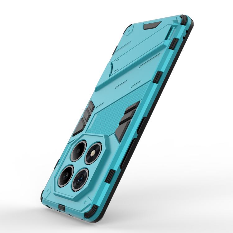 For Redmi Note 14 Pro 4G Punk Armor 2 in 1 PC + TPU Phone Case with Holder