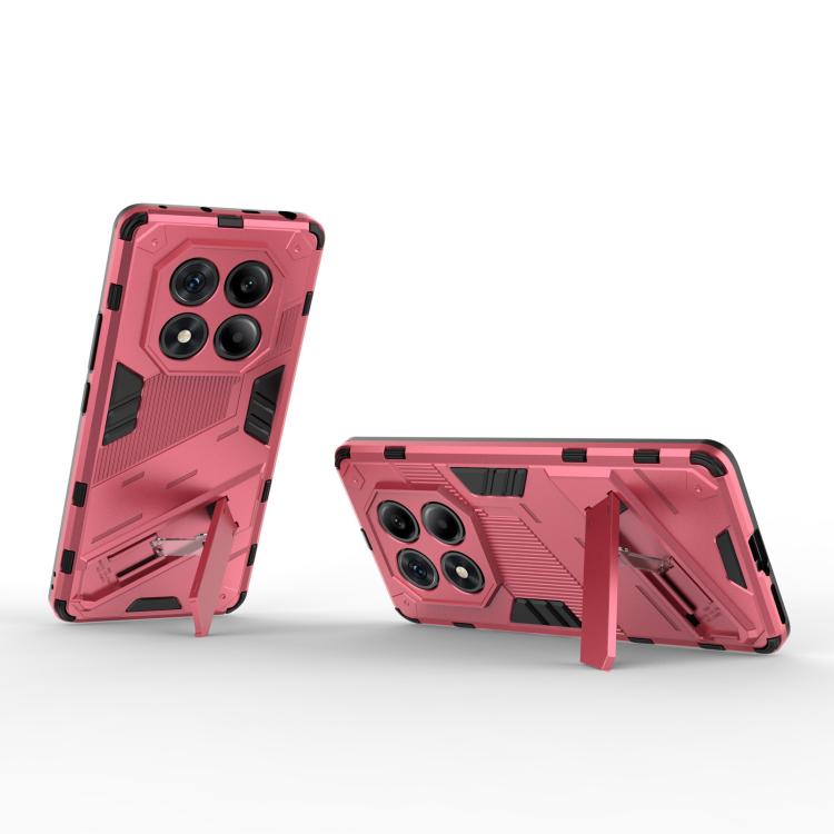For Redmi Note 14 Pro 4G Punk Armor 2 in 1 PC + TPU Phone Case with Holder