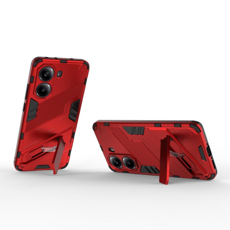 For Redmi Note Turbo 4 Punk Armor 2 in 1 PC + TPU Phone Case with Holder