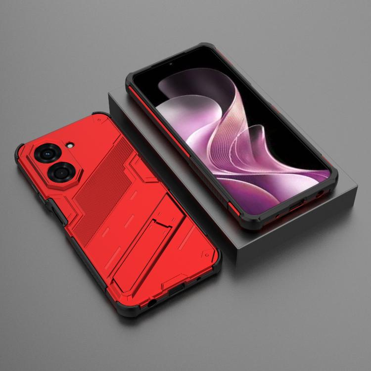For Redmi A5 4G 171.1mm / Poco C71 Punk Armor 2 in 1 PC + TPU Phone Case with Holder