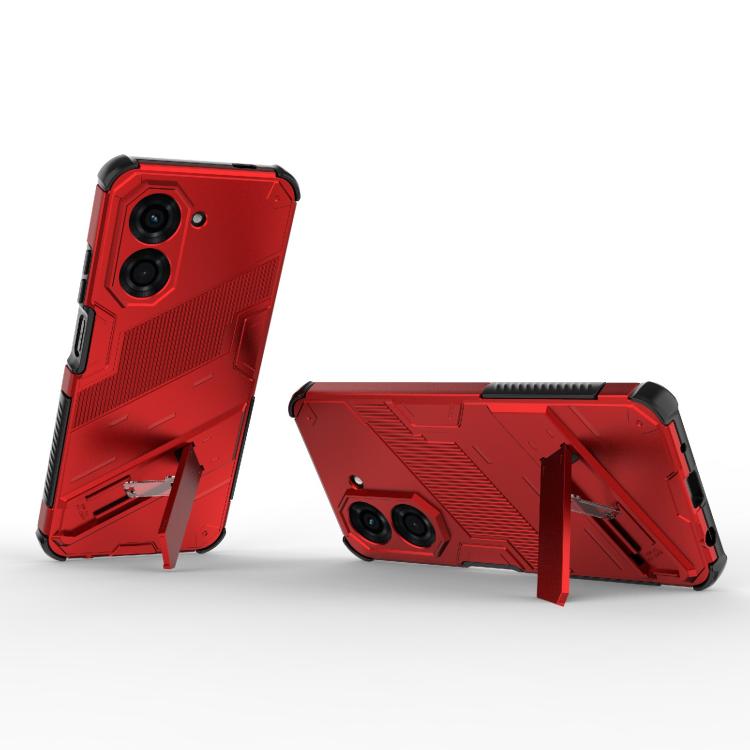 For Redmi A5 4G 171.1mm / Poco C71 Punk Armor 2 in 1 PC + TPU Phone Case with Holder