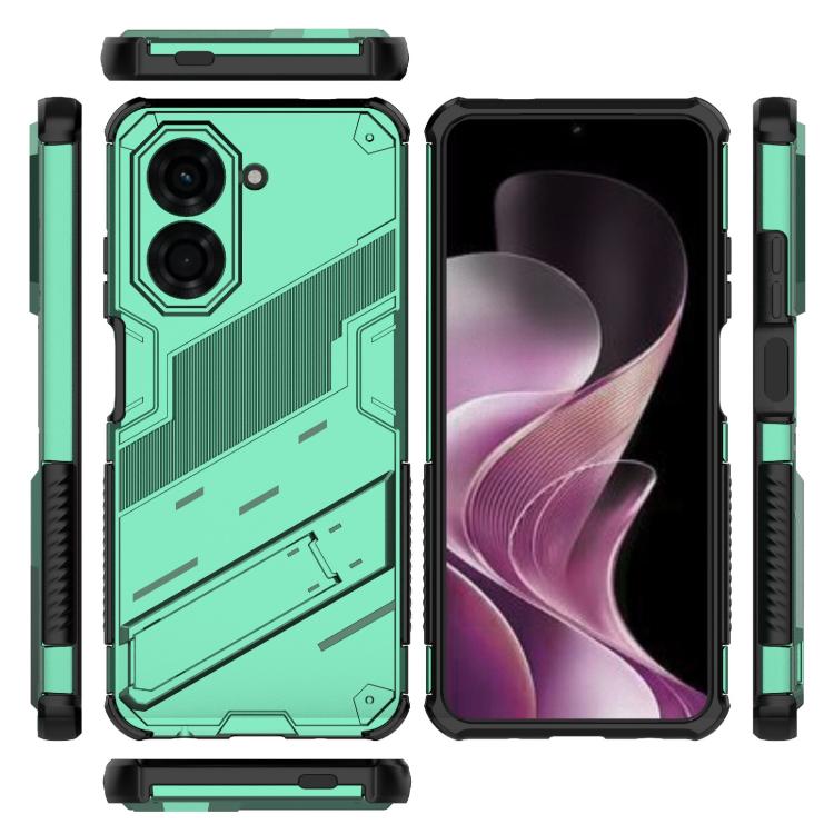 For Redmi A5 4G 171.1mm / Poco C71 Punk Armor 2 in 1 PC + TPU Phone Case with Holder