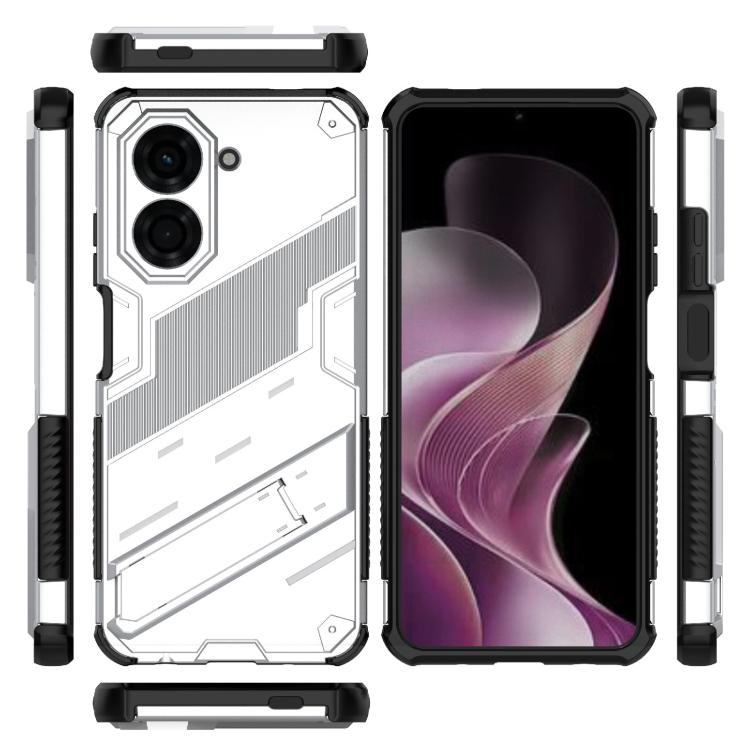 For Redmi A5 4G 171.1mm / Poco C71 Punk Armor 2 in 1 PC + TPU Phone Case with Holder