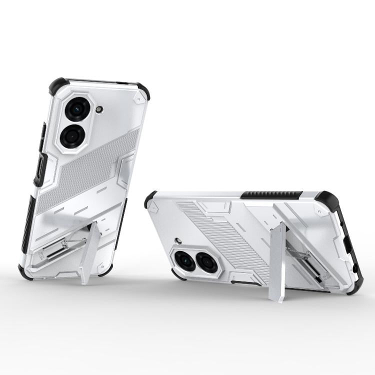 For Redmi A5 4G 171.1mm / Poco C71 Punk Armor 2 in 1 PC + TPU Phone Case with Holder