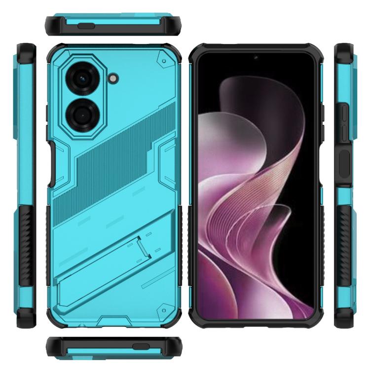 For Redmi A5 4G 171.1mm / Poco C71 Punk Armor 2 in 1 PC + TPU Phone Case with Holder