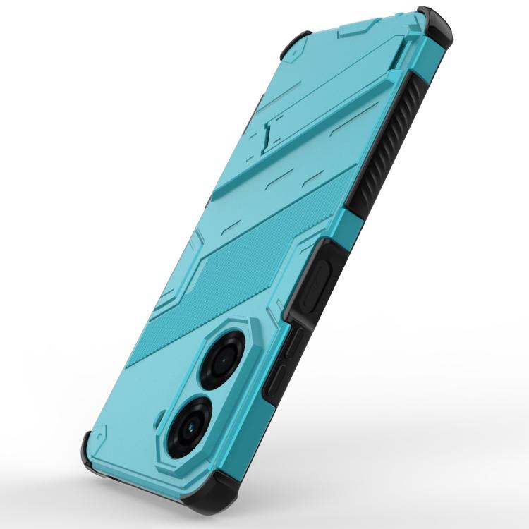 For Redmi A5 4G 171.1mm / Poco C71 Punk Armor 2 in 1 PC + TPU Phone Case with Holder