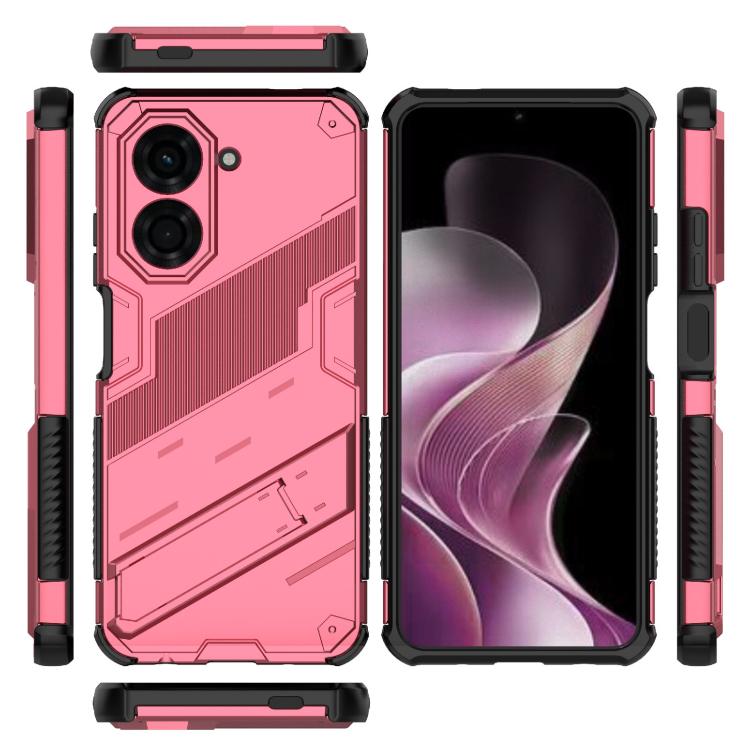 For Redmi A5 4G 171.1mm / Poco C71 Punk Armor 2 in 1 PC + TPU Phone Case with Holder