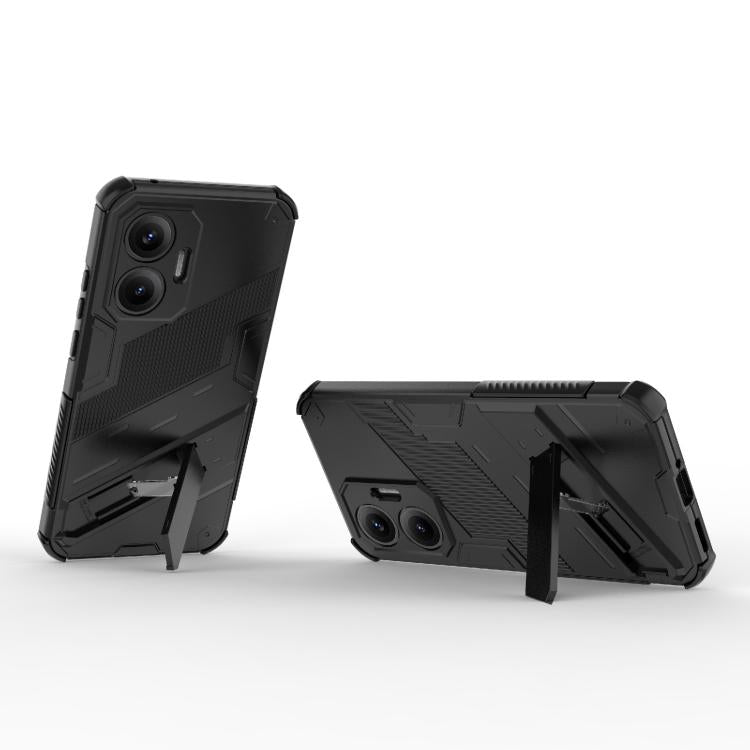 For Redmi Turbo 4 Pro Punk Armor 2 in 1 PC + TPU Phone Case with Holder