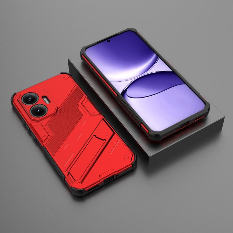 For Redmi Turbo 4 Pro Punk Armor 2 in 1 PC + TPU Phone Case with Holder