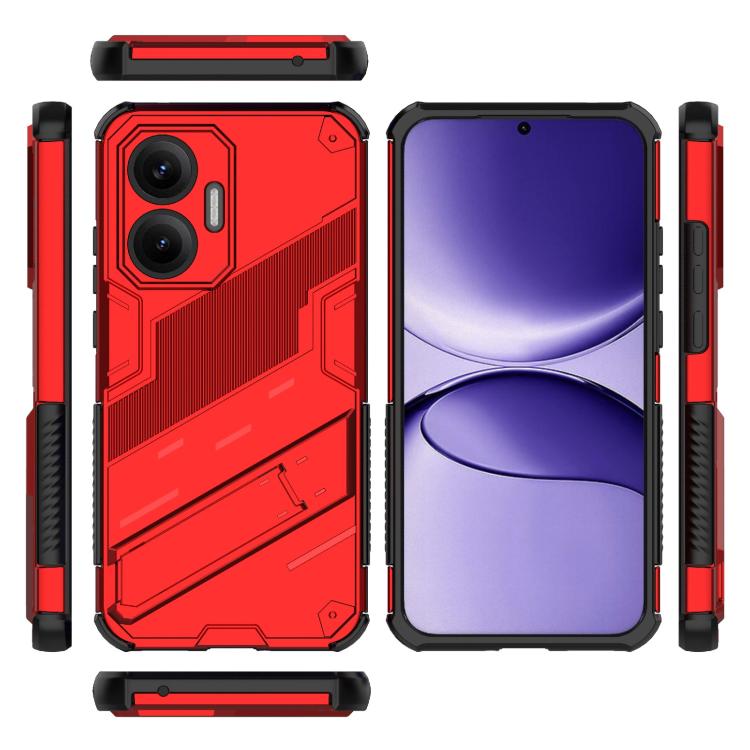 For Redmi Turbo 4 Pro Punk Armor 2 in 1 PC + TPU Phone Case with Holder