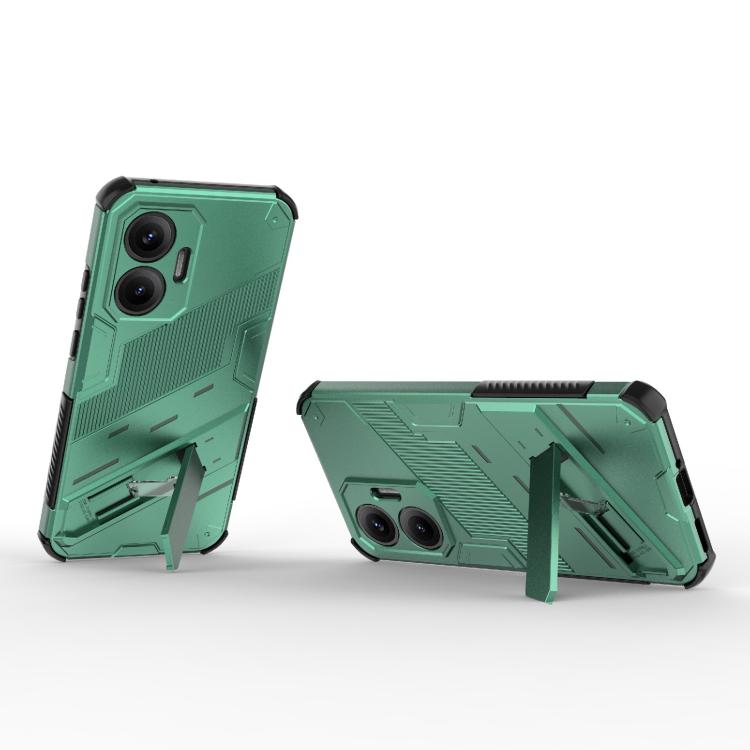 For Redmi Turbo 4 Pro Punk Armor 2 in 1 PC + TPU Phone Case with Holder