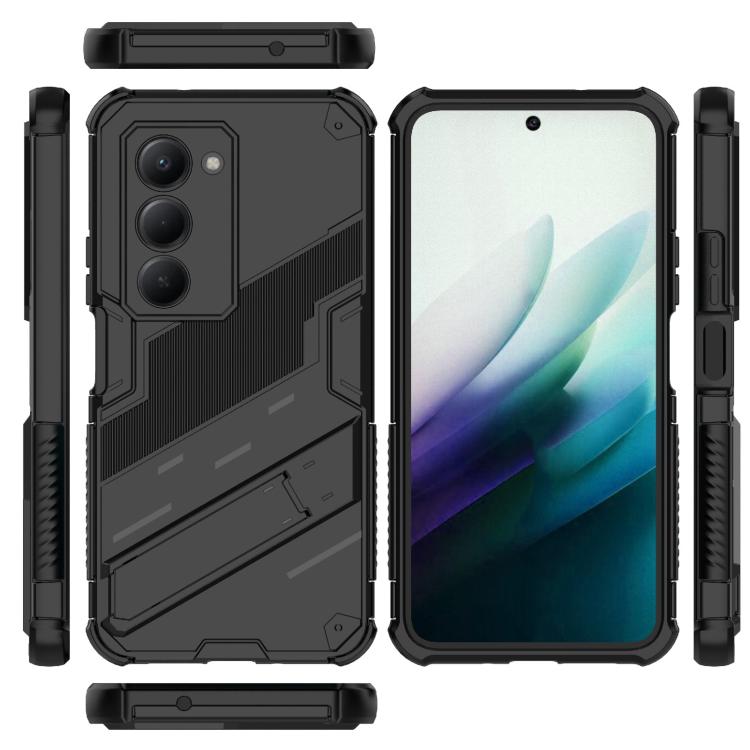 For Redmi 15 5G / 4G EU 171mm Punk Armor 2 in 1 PC + TPU Phone Case with Holder
