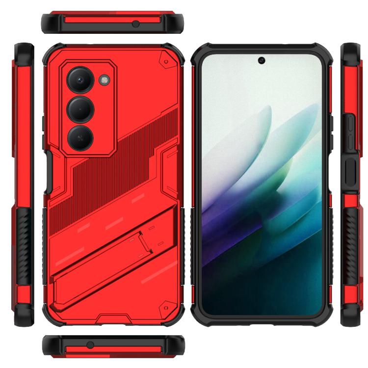 For Redmi 15 5G / 4G EU 171mm Punk Armor 2 in 1 PC + TPU Phone Case with Holder