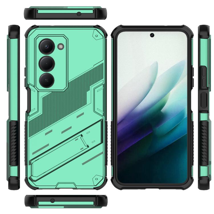 For Redmi 15 5G / 4G EU 171mm Punk Armor 2 in 1 PC + TPU Phone Case with Holder