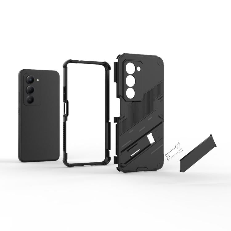 For Redmi 15 5G / 4G EU 171mm Punk Armor 2 in 1 PC + TPU Phone Case with Holder
