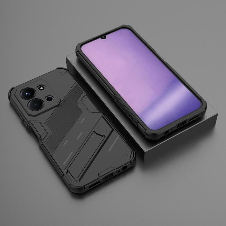 For Redmi 15C 5G/4G Global 171mm Punk Armor 2 in 1 PC + TPU Phone Case with Holder