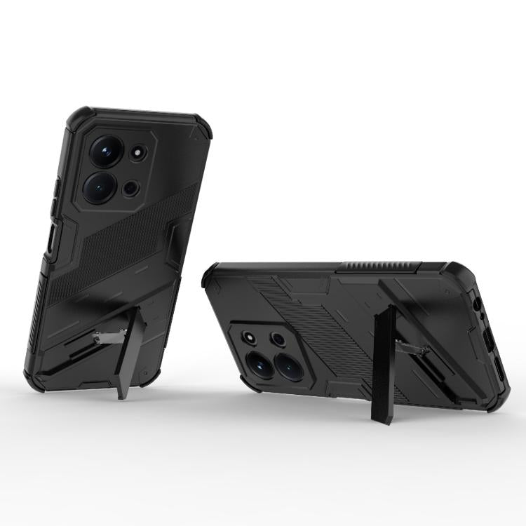 For Redmi 15C 5G/4G Global 171mm Punk Armor 2 in 1 PC + TPU Phone Case with Holder