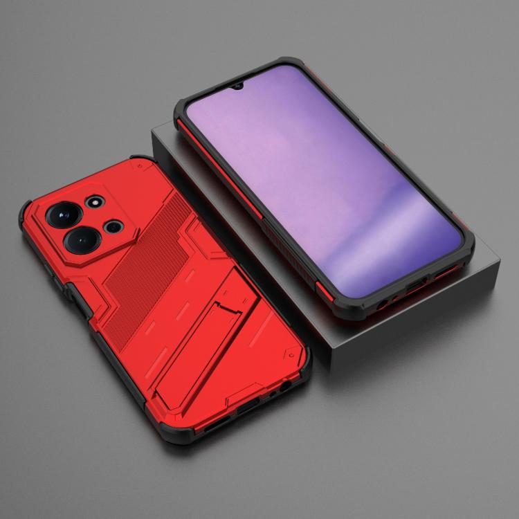 For Redmi 15C 5G/4G Global 171mm Punk Armor 2 in 1 PC + TPU Phone Case with Holder