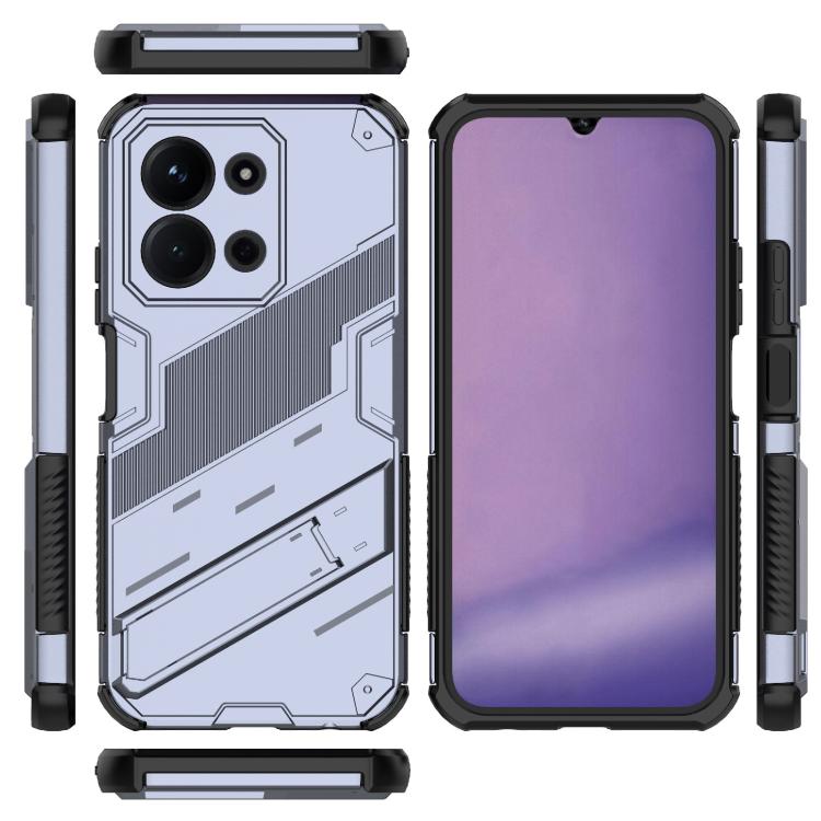 For Redmi 15C 5G/4G Global 171mm Punk Armor 2 in 1 PC + TPU Phone Case with Holder