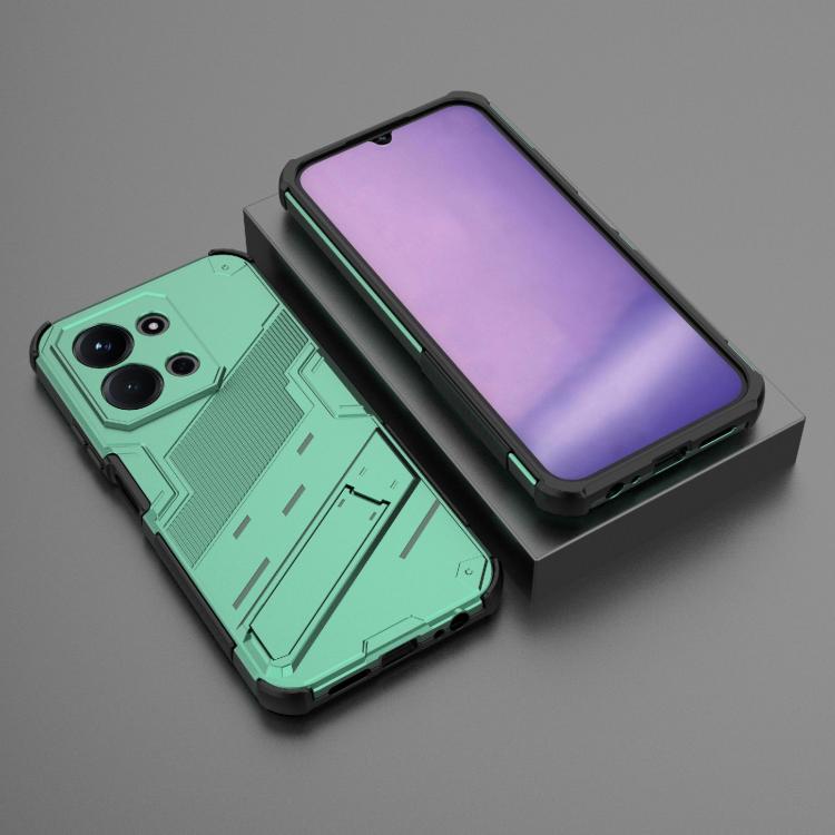 For Redmi 15C 5G/4G Global 171mm Punk Armor 2 in 1 PC + TPU Phone Case with Holder